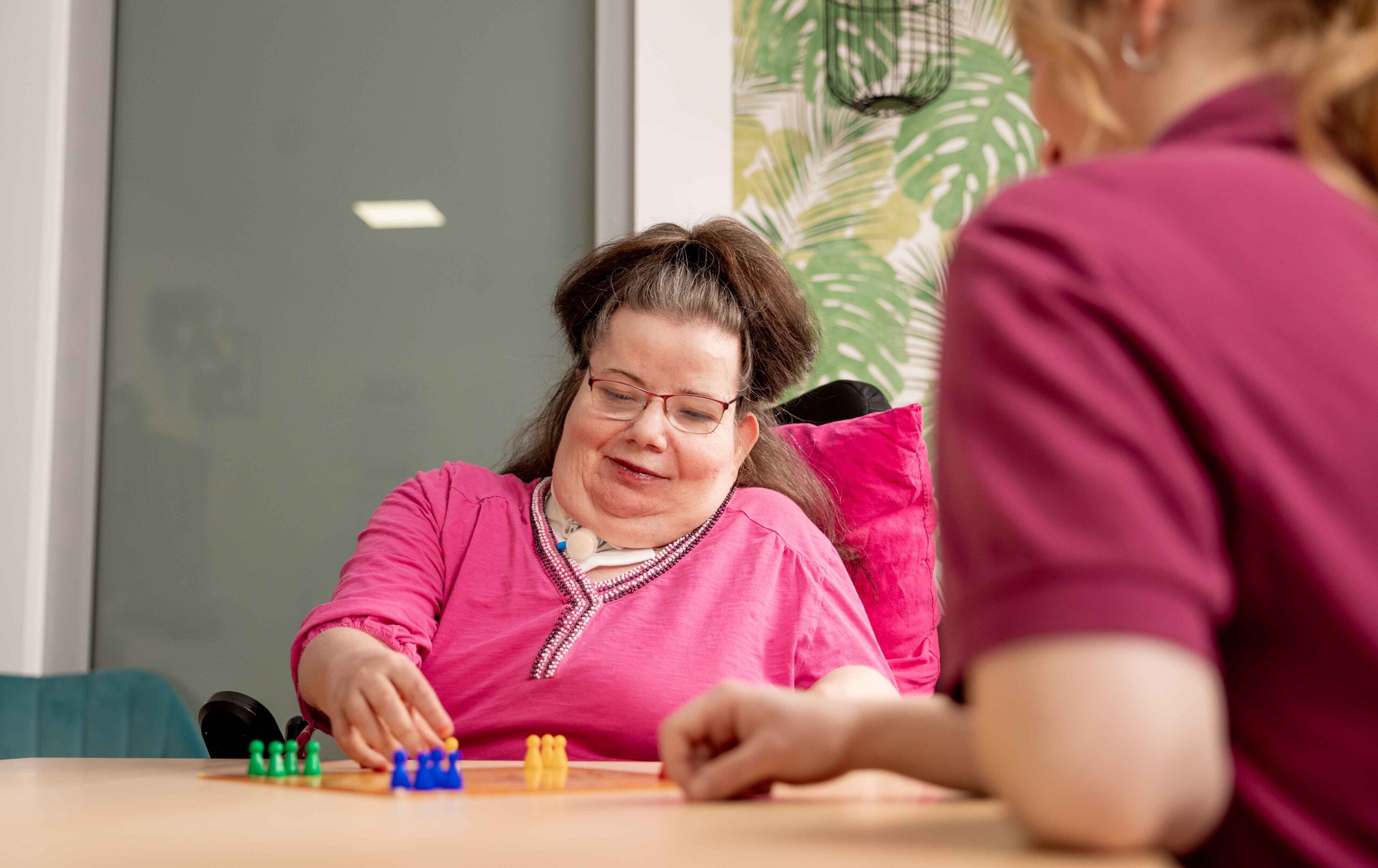 Bewohnerin einer AIB Wohngruppen Intensivpflege WG